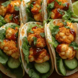 In recent years, plant-based eating has transcended mere dietary choice and evolved into a cultural movement, gaining traction among health enthusiasts and casual eaters alike. As people become more conscious about their food choices, the demand for creative vegetarian recipes has surged. One dish that perfectly encapsulates this trend is the Crunchy BBQ Cauliflower Wraps. This innovative recipe combines the satisfying crunch of baked cauliflower with the rich, smoky flavor of BBQ sauce, making it a delicious and health-conscious meal option.