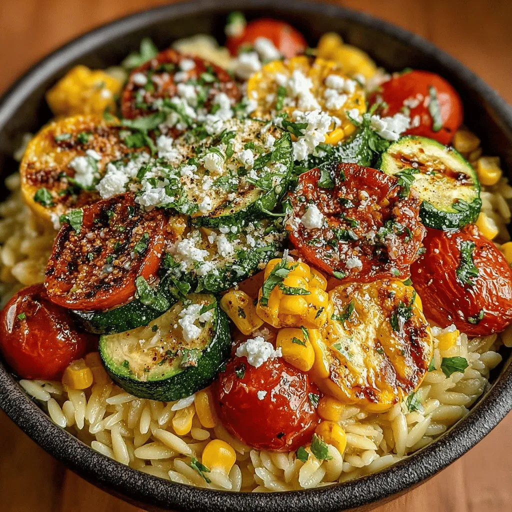 As the summer sun shines brightly, it beckons us to embrace lighter, fresher meals that reflect the vibrant flavors of the season. One dish that truly captures this essence is the Sunny Harvest Orzo Salad. This delightful recipe is a colorful tapestry of fresh vegetables, hearty orzo pasta, and a zesty dressing that combines to create a dish that is as nutritious as it is appealing. Perfect for family gatherings, picnics in the park, or a simple weeknight dinner, the Sunny Harvest Orzo Salad brings a taste of summer to your table, making it a must-try for any home cook looking to celebrate the season.