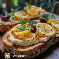 In the bustling world of breakfast options, finding a dish that is both quick to prepare and bursting with flavor can be a challenge. Enter the Zesty Creamy Lemon Ricotta Toast, a delightful blend of creamy ricotta cheese and zesty lemon that transforms a simple slice of bread into an extraordinary morning treat. This recipe not only embodies the essence of simplicity but also allows for a variety of adaptations, making it the perfect choice for anyone looking to elevate their breakfast game or whip up a light snack that impresses.
