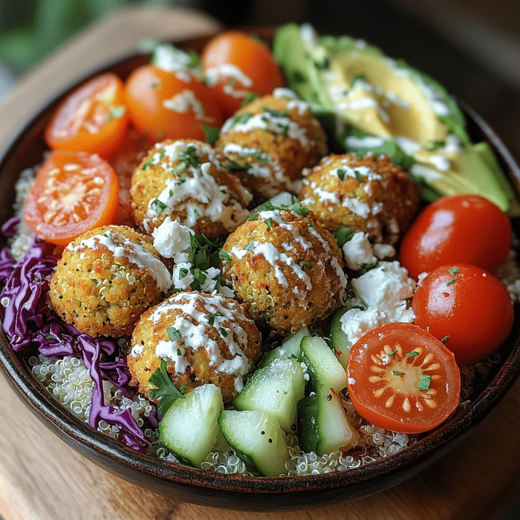 Enhancing the flavor profile of your quinoa is a great way to elevate your Baked Falafel Power Bowls. Here are some creative ideas to mix into the quinoa for added depth and deliciousness: