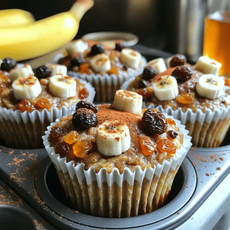 In today's fast-paced world, the demand for healthy breakfast options and snacks has never been higher. As more people become conscious of their diets, the search for convenient, nutritious meals that can be prepared with ease is on the rise. Enter the Sweet Baked Banana Oatmeal Cups, a delightful solution that caters perfectly to busy mornings or those mid-afternoon snack cravings. These little cups are more than just an easy grab-and-go option; they are a wholesome treat that balances taste and nutrition, making them appealing to both adults and children alike.