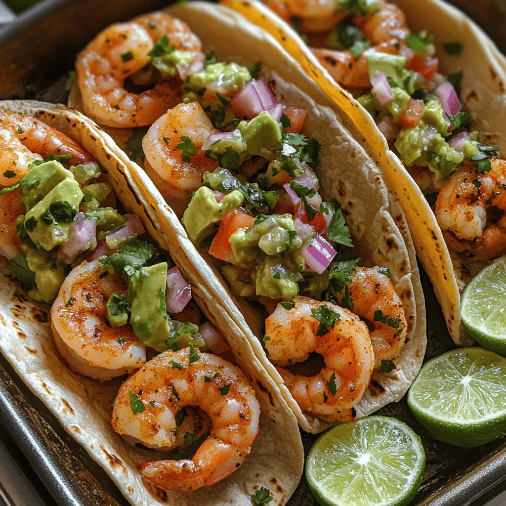 Cilantro is an essential component of these Zesty Lime Shrimp Street Tacos, providing a fresh, herbaceous note that elevates the overall flavor profile of the dish. This vibrant herb not only adds a pop of color but also complements the zesty lime and succulent shrimp beautifully. When incorporating cilantro into your salsa or as a garnish, be sure to use fresh leaves, as dried cilantro does not deliver the same bright flavor.