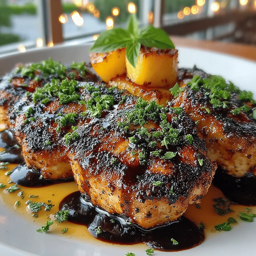 In the world of culinary delights, few combinations can rival the harmony of grilled chicken and sweet, juicy peaches. This Grilled Peach Chicken with Balsamic Drizzle recipe is a perfect representation of summer on a plate, showcasing vibrant flavors and a balance of savory and sweet that is sure to impress. With a simple marinade, a luscious balsamic drizzle, and the vibrant addition of grilled peaches, this dish is not only easy to make but also a feast for the senses. Whether you're hosting a summer barbecue or enjoying a cozy family dinner, this recipe is bound to become a favorite.