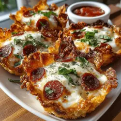 Pizza is a beloved dish that has transcended borders and cultures, making it one of the most popular foods around the world. Its versatility allows for endless variations, catering to diverse tastes and dietary preferences. Whether enjoyed as a classic Margherita or a gourmet specialty pie topped with exotic ingredients, pizza has a unique ability to bring people together. In the quest for innovative and fun ways to enjoy this favorite dish, the Mini Pepperoni Pizza Wonton Cups emerge as a delightful twist on traditional pizza.