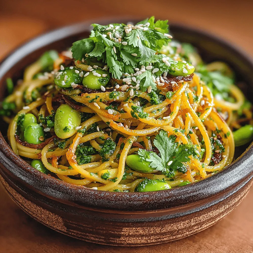 When it comes to quick, nutritious meals, Zesty Lemon Garlic Edamame Noodle Bowls stand out as a delightful option that combines vibrant flavors with wholesome ingredients. This dish brings together the earthy taste of soba noodles, the bright zest of lemon, and the savory punch of garlic, creating a perfect harmony of taste and health benefits. Not only is this recipe refreshingly delicious, but it also caters to various dietary preferences, making it a versatile choice for anyone seeking a satisfying meal.