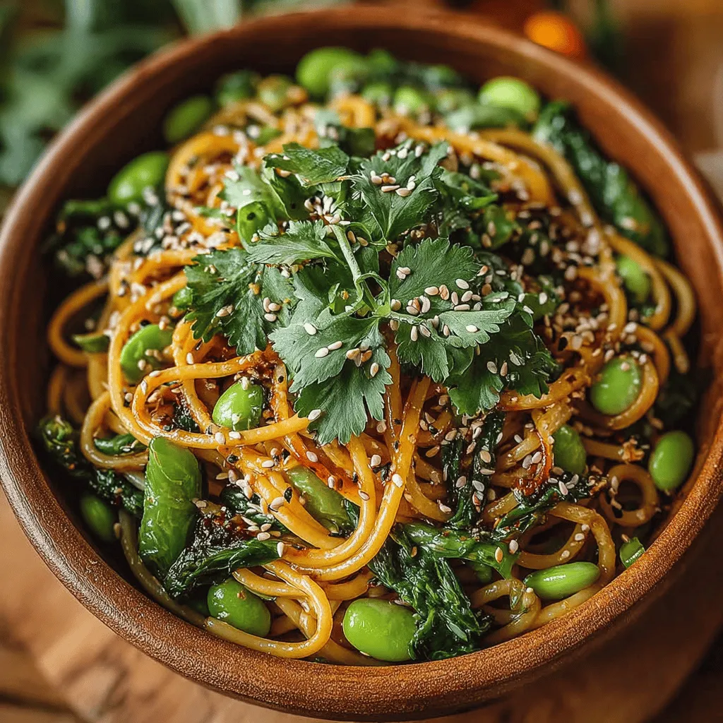 When it comes to quick, nutritious meals, Zesty Lemon Garlic Edamame Noodle Bowls stand out as a delightful option that combines vibrant flavors with wholesome ingredients. This dish brings together the earthy taste of soba noodles, the bright zest of lemon, and the savory punch of garlic, creating a perfect harmony of taste and health benefits. Not only is this recipe refreshingly delicious, but it also caters to various dietary preferences, making it a versatile choice for anyone seeking a satisfying meal.