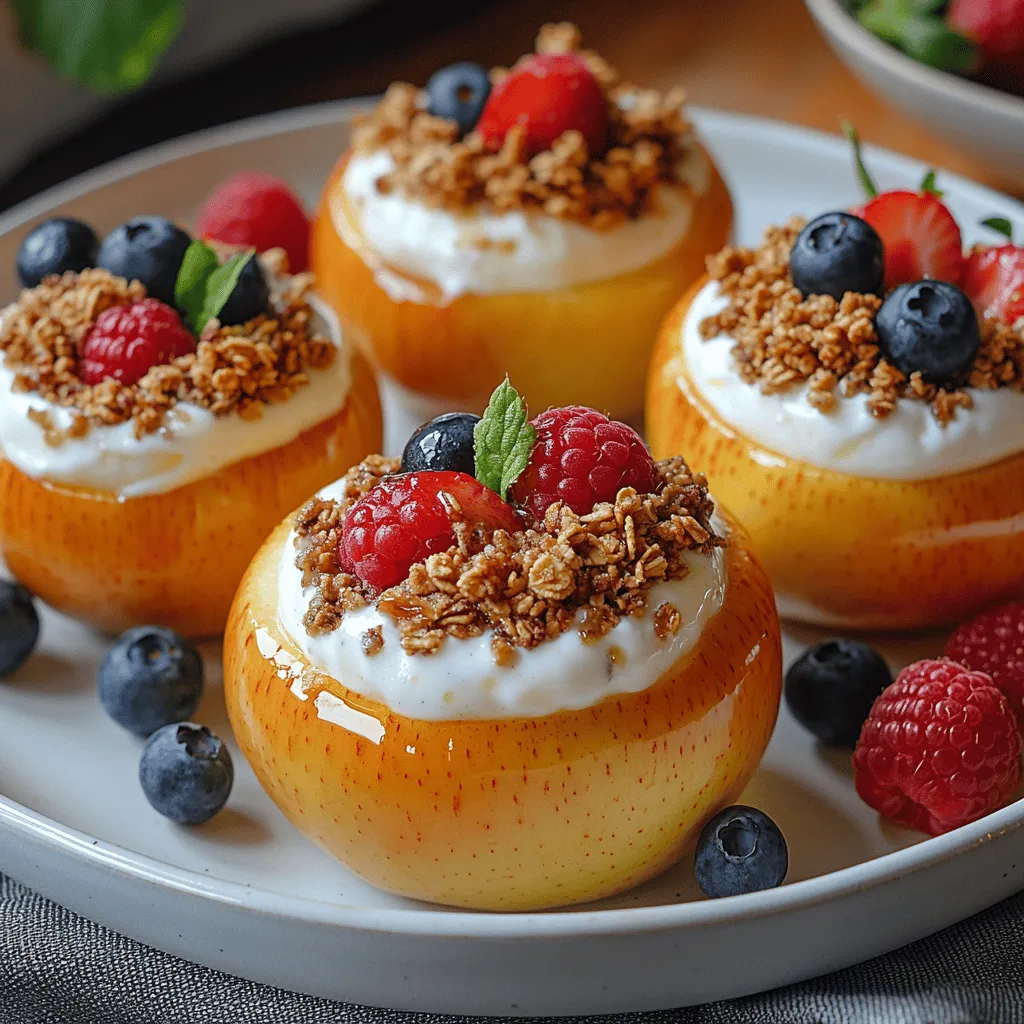 In the realm of healthy desserts, few options are as delightful and satisfying as Frozen Yogurt Stuffed Apple Slices. This innovative recipe combines the crispness of fresh apples with the creamy texture of Greek yogurt, resulting in a refreshing treat that is perfect for warm days or as a guilt-free snack. With a short prep time and simple ingredients, this dessert is not only enjoyable but also packed with nutrients, making it an ideal choice for those seeking a balance between indulgence and health.