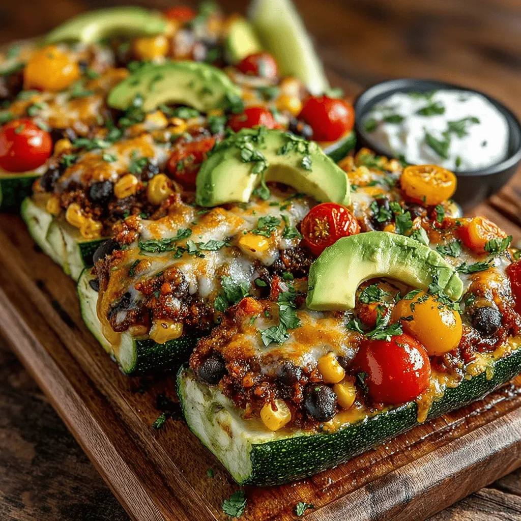 Zesty Zucchini Nacho Boats are a delightful and nutritious reinterpretation of the beloved nachos that many enjoy during gatherings, game days, or cozy family meals. By swapping out traditional tortilla chips for zucchini, this recipe offers a low-carb alternative that doesn't compromise on flavor. Each bite is not only satisfying but also packed with wholesome ingredients, making it an attractive option for those seeking healthier snack choices without sacrificing taste. In this article, we will delve into the step-by-step process of creating these delicious nacho boats, explore ingredient variations, and highlight the health benefits of the key components that make this dish a standout.