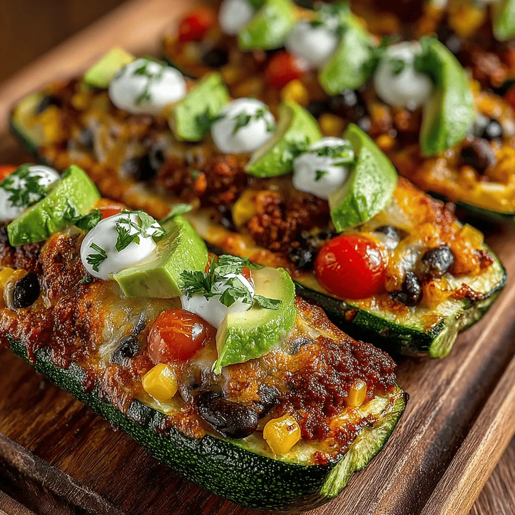 Zesty Zucchini Nacho Boats are a delightful and nutritious reinterpretation of the beloved nachos that many enjoy during gatherings, game days, or cozy family meals. By swapping out traditional tortilla chips for zucchini, this recipe offers a low-carb alternative that doesn't compromise on flavor. Each bite is not only satisfying but also packed with wholesome ingredients, making it an attractive option for those seeking healthier snack choices without sacrificing taste. In this article, we will delve into the step-by-step process of creating these delicious nacho boats, explore ingredient variations, and highlight the health benefits of the key components that make this dish a standout.