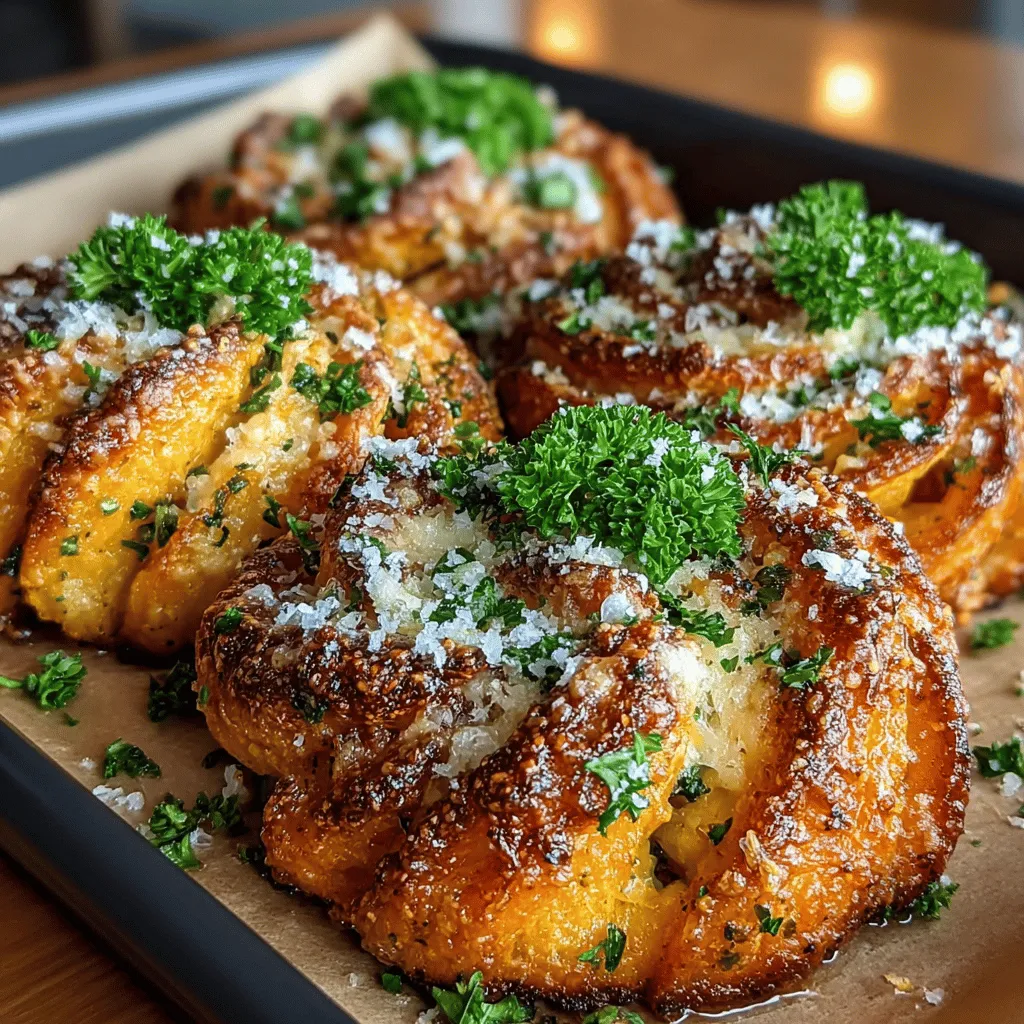 Garlic Parmesan Sweet Potato Spirals are a delicious and visually stunning dish that has captured the hearts of food enthusiasts around the globe. This innovative recipe showcases the natural sweetness and creaminess of sweet potatoes while infusing them with the bold flavors of garlic and the rich tang of Parmesan cheese. As a result, it has gained popularity not just for its taste, but also for its health benefits, making it an excellent addition to any meal or as a standalone snack.