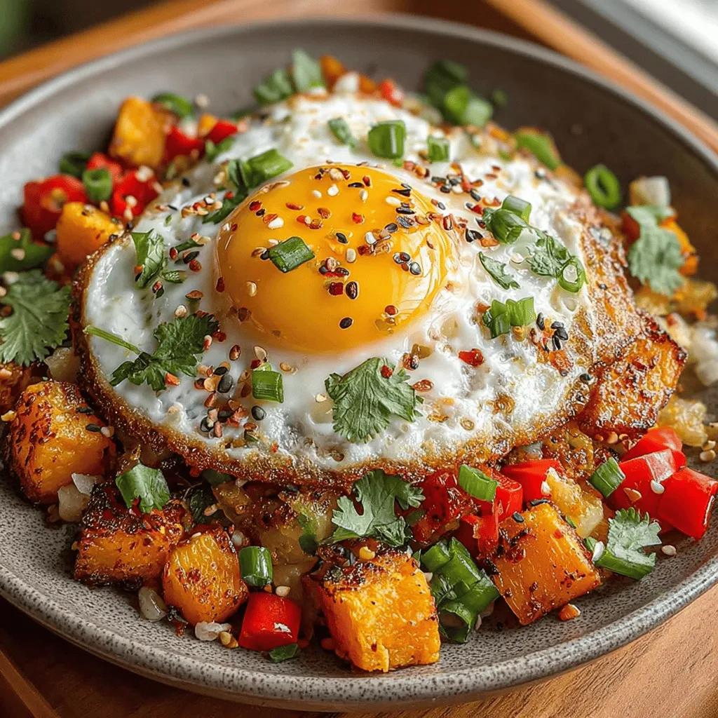 If you're searching for a breakfast dish that tantalizes the taste buds and packs a nutritional punch, look no further than the Spicy Sweet Potato Hatch Chili Hash. This vibrant dish is a perfect blend of flavors and textures, making it not only a feast for the palate but also a colorful addition to your breakfast table. The combination of naturally sweet and creamy sweet potatoes, the mild heat of hatch chiles, and the aromatic depth of sautéed onions and garlic creates a harmonious dish that can be enjoyed any time of day.