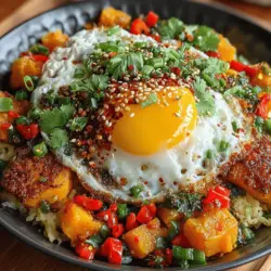 If you're searching for a breakfast dish that tantalizes the taste buds and packs a nutritional punch, look no further than the Spicy Sweet Potato Hatch Chili Hash. This vibrant dish is a perfect blend of flavors and textures, making it not only a feast for the palate but also a colorful addition to your breakfast table. The combination of naturally sweet and creamy sweet potatoes, the mild heat of hatch chiles, and the aromatic depth of sautéed onions and garlic creates a harmonious dish that can be enjoyed any time of day.