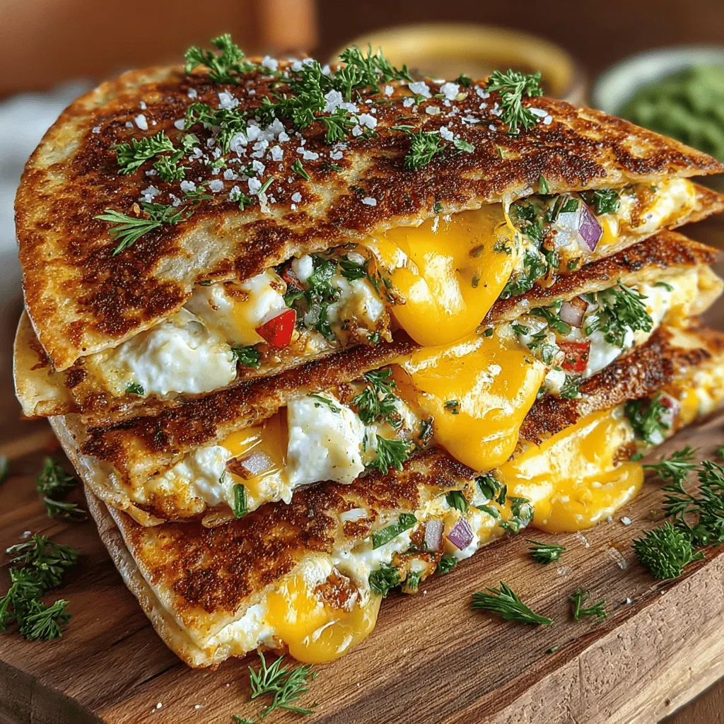 The Creamy Avocado Egg Salad Tortilla Melts are the perfect blend of comfort food and healthy eating, making it a versatile dish for any time of day. Whether you're looking for a satisfying lunch, a quick dinner, or a delightful snack, this recipe checks all the boxes. The combination of creamy avocado and protein-packed eggs creates a rich texture that is both indulgent and nutritious. This dish not only pleases the palate but also caters to health-conscious individuals seeking flavorful meals without sacrificing nutritional value.