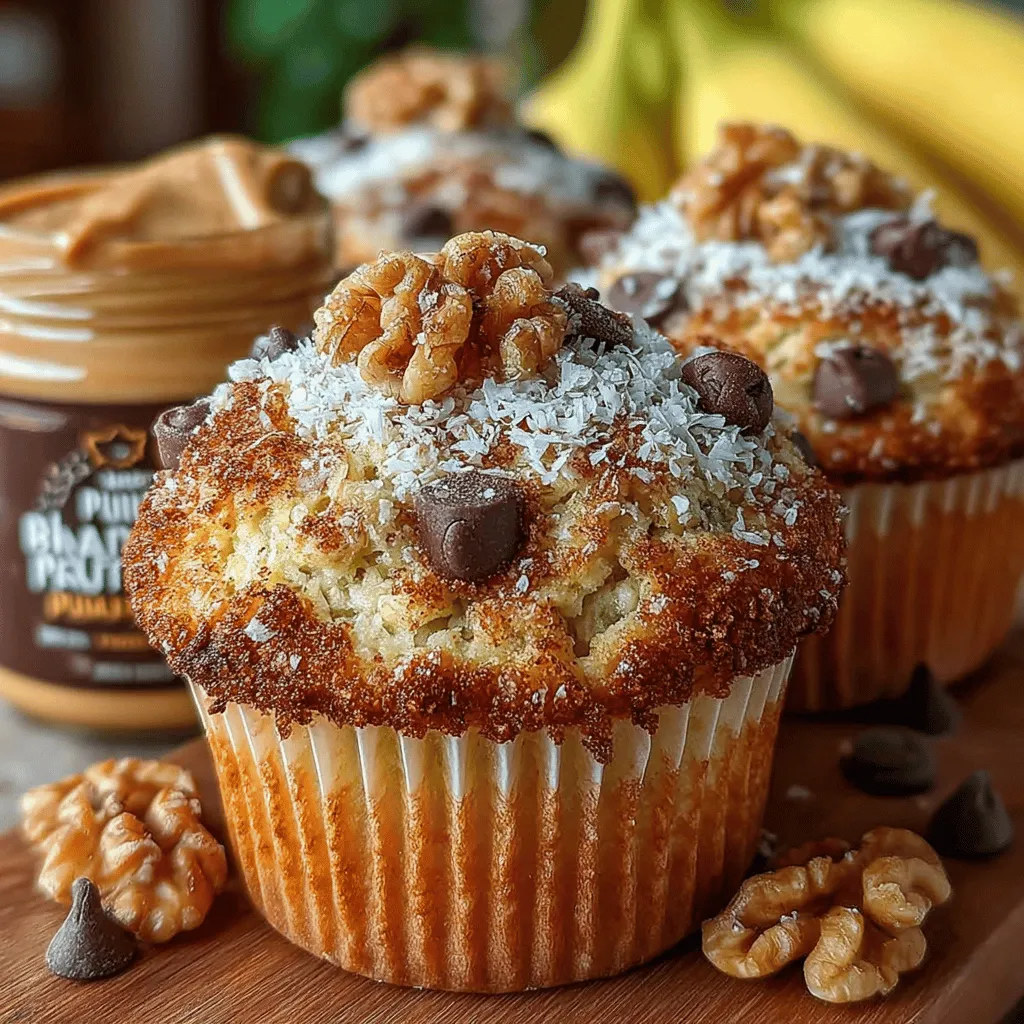 What sets these muffins apart is their unique blend of ingredients, each carefully chosen for its health benefits and flavor. Oats provide a substantial amount of dietary fiber, while bananas offer natural sweetness and moisture. Peanut butter adds a dose of protein, making these muffins not only a tasty treat but also a satisfying option for breakfast or a snack.