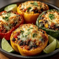 When it comes to healthy and visually appealing meals, few dishes can compete with Colorful Quinoa and Black Bean Stuffed Bell Peppers. This vibrant recipe not only tantalizes your taste buds but also serves as a feast for the eyes. Packed with nutrients and flavors, these stuffed peppers make for a perfect meal that can cater to various dietary preferences, from vegetarian and vegan to gluten-free.