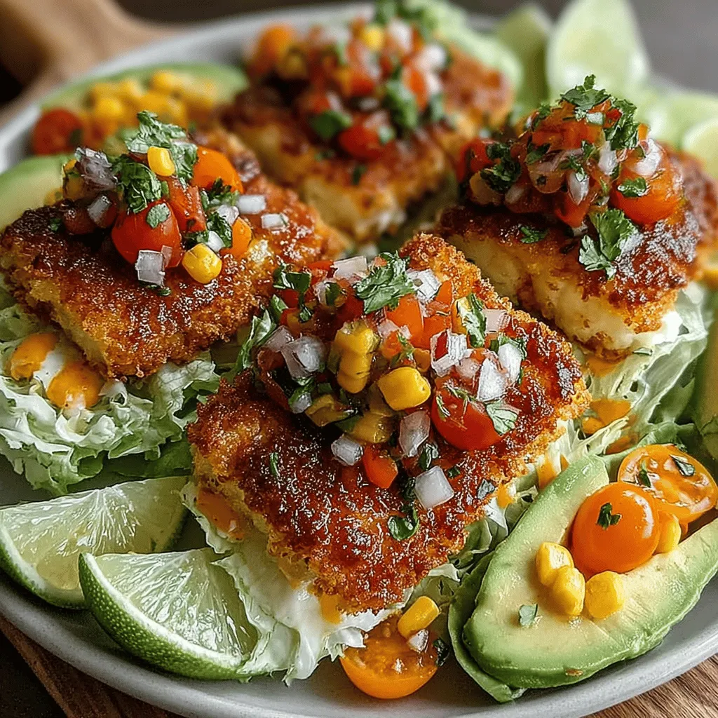 If you're seeking a fresh and flavorful alternative to traditional tacos, look no further than Crispy Halloumi Taco Lettuce Wraps. This innovative dish transforms the classic taco experience by incorporating the unique texture and taste of halloumi cheese, making it an exciting option for health-conscious eaters and cheese lovers alike. These wraps are quick to prepare, allowing you to enjoy a satisfying meal without spending hours in the kitchen. With vibrant ingredients that burst with flavor, these lettuce wraps not only tantalize the taste buds but also provide a nutritious alternative to conventional taco shells.