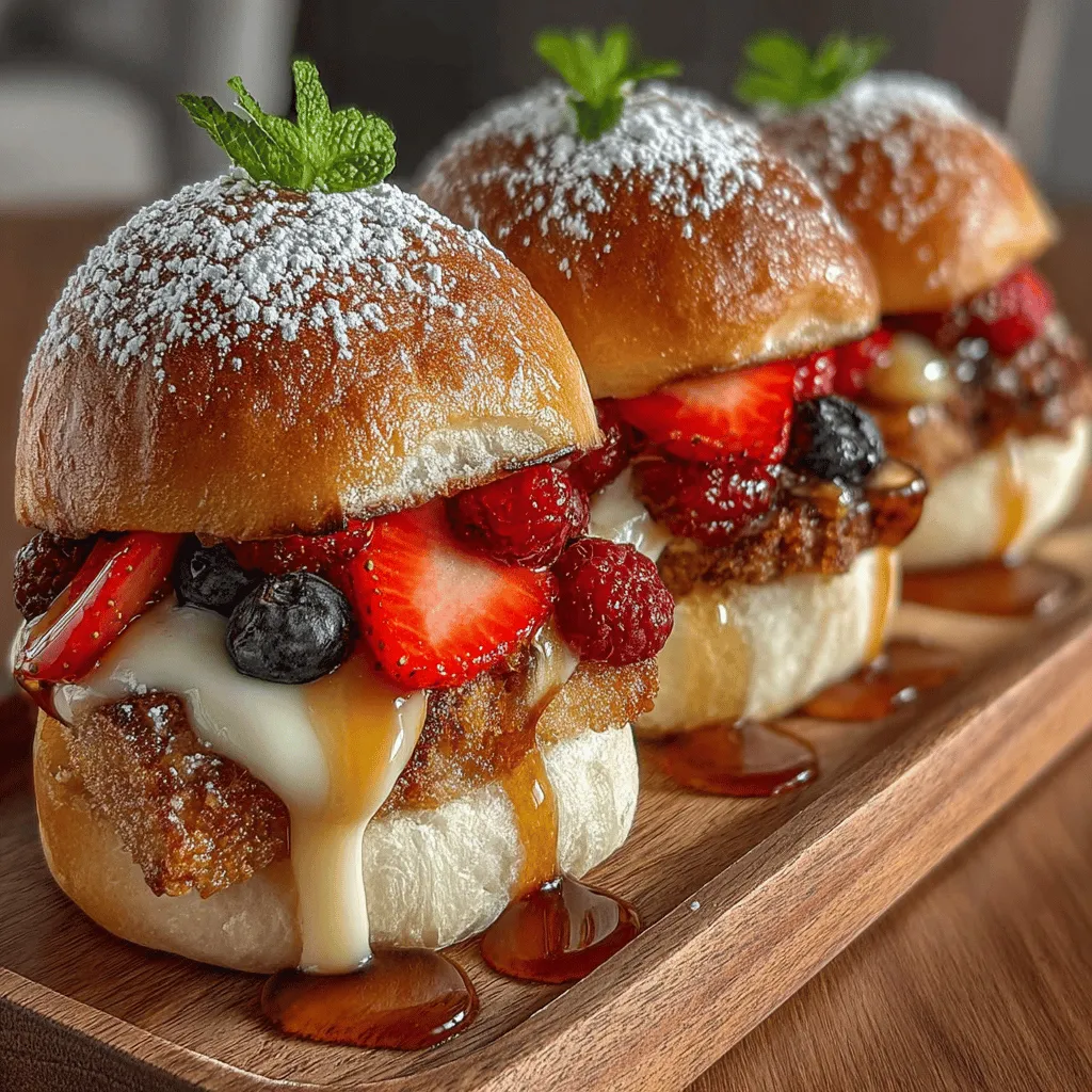 Imagine waking up to a breakfast that combines the delightful flavors of French toast with the convenience of mini sliders. This fun and innovative dish, known as Mini French Toast Cereal Sliders, is set to transform your mornings into a culinary adventure. Perfect for brunch gatherings, kids’ parties, or just a special treat for yourself, these sliders make enjoying breakfast not only delicious but also visually appealing and easy to eat. With their bite-sized charm, they invite everyone to indulge in a little nostalgia while bringing a modern twist to the classic French toast.