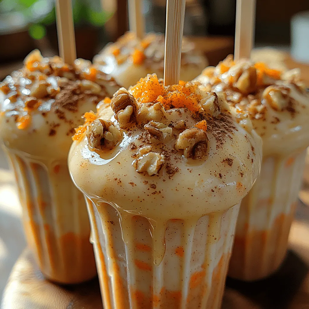 As the temperatures rise and the sun shines brightly, the craving for refreshing frozen treats often takes center stage. From ice pops to sorbets, these cool delights provide a much-needed respite from the heat, making them a staple during the warmer months. Among the plethora of frozen desserts, a unique and health-conscious option is gaining traction: Frozen Carrot Cake Yogurt Muffin Pops. This innovative treat marries the beloved flavors of traditional carrot cake with the creamy goodness of yogurt, transforming a classic dessert into a nutritious and convenient snack.