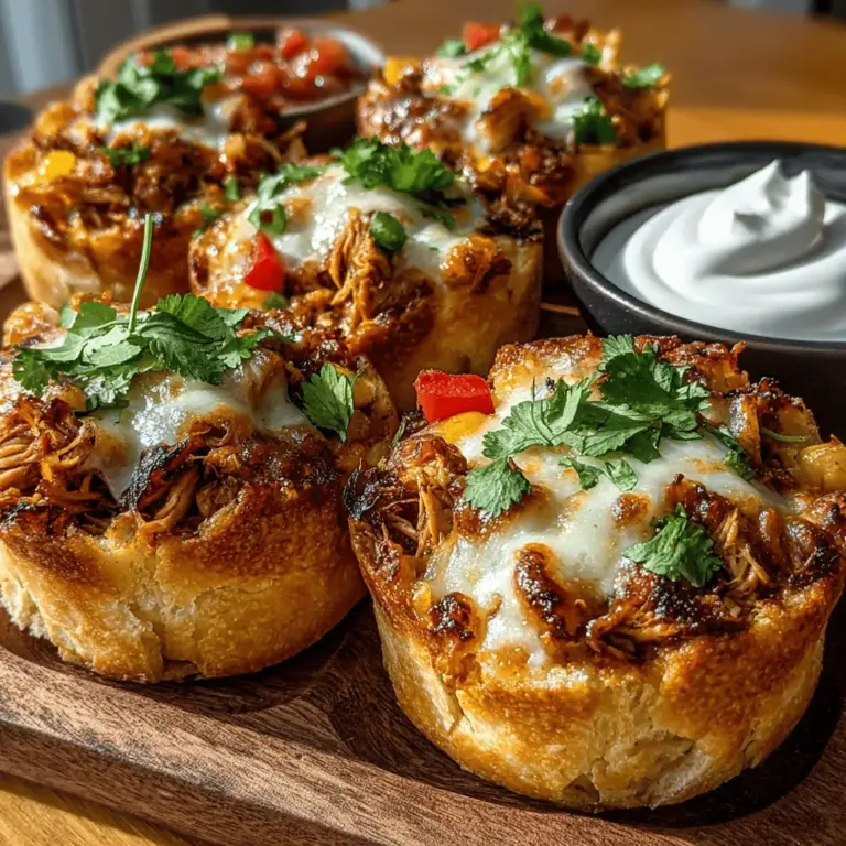 When it comes to satisfying your cravings for both pizza and fajitas, Mini Chicken Fajita Pizza Bites offer a deliciously fun solution. These bite-sized treats are a unique twist on traditional recipes that combine the savory flavors of grilled chicken and vibrant vegetables with the beloved characteristics of pizza. Perfect for gatherings, game day snacks, or a quick family meal, these mini pizzas are sure to be a hit with both kids and adults alike.