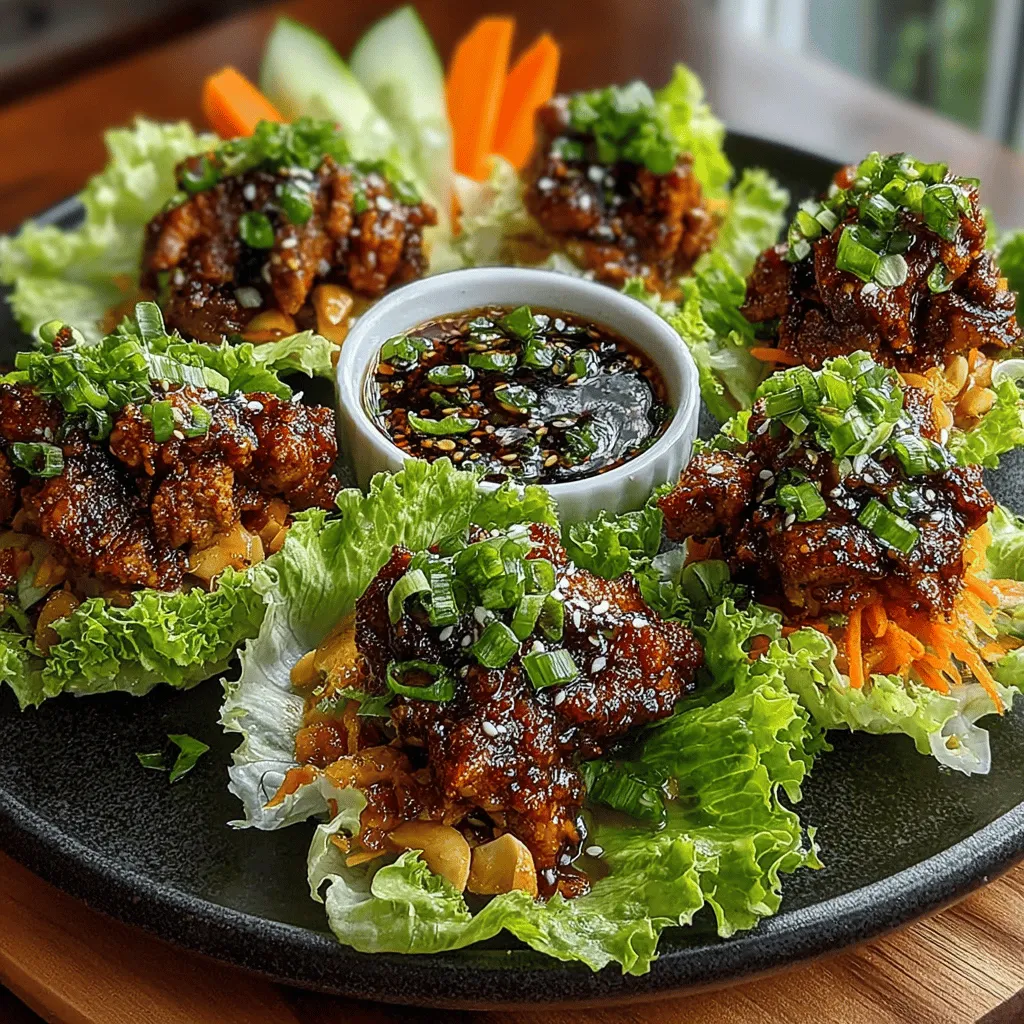 If you're searching for a delicious, healthy, and easy-to-make dish that will undoubtedly elevate your meal prep and impress your guests, look no further than Savory Mini Teriyaki Chicken Lettuce Wraps. This vibrant and flavorful recipe features ground chicken that is cooked in a homemade teriyaki sauce, enhanced with crunchy water chestnuts and fresh green onions, all neatly wrapped in crisp lettuce leaves. Whether you're considering these wraps for lunch, dinner, or as a delightful appetizer, they are not only quick to prepare but also packed with nutrients, making them an ideal choice for those who are mindful of their dietary choices.