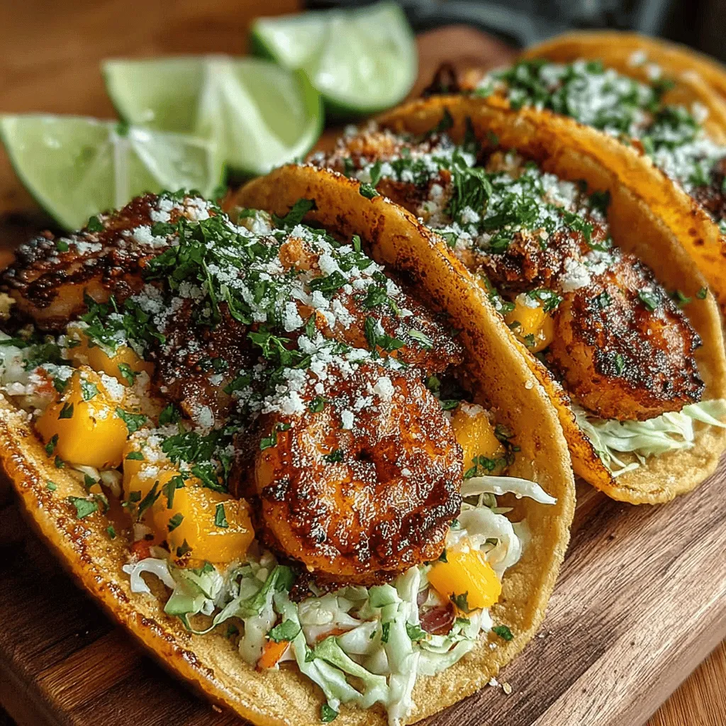 Tacos have carved out a significant place in culinary culture, transcending borders and becoming a beloved staple in many households around the world. From street vendors’ carts in Mexico to gourmet restaurants in the United States, the versatility of tacos has captivated food enthusiasts with their endless combinations of fillings and toppings. Among these many variations, Spicy Shrimp Tacos with Mango Slaw stand out for their vibrant flavors and textures, embodying a delightful fusion that captures the essence of both coastal and tropical cuisines.