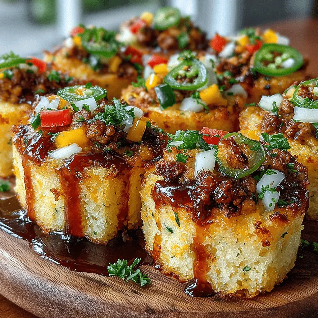 When it comes to comfort food, few dishes evoke the warmth of home quite like Mini Cheddar Cornbread Sliders. These delightful little sliders combine the rich, buttery flavor of cornbread with the savory goodness of cheese and a choice of ground meat, creating a dish that is not only satisfying but also incredibly versatile. Whether you're hosting a game day gathering, a family barbecue, or a casual get-together with friends, these sliders are sure to be a hit. They provide the perfect balance of flavors and textures, making them a standout option for any occasion.