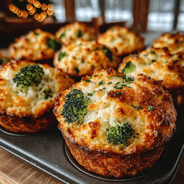 In the fast-paced world we live in, it can often be a challenge to prepare meals that are both nutritious and appealing to the whole family. Enter the Cheesy Broccoli Rice Muffin Tins—a delightful solution that combines the goodness of vegetables with the comfort of cheesy, satisfying flavors. This recipe is not only delicious but also incredibly easy to prepare, making it the perfect addition to your meal prep repertoire. Whether you're a busy professional, a parent juggling multiple schedules, or simply someone looking to enjoy wholesome meals without the hassle, these muffin tins are a game-changer.