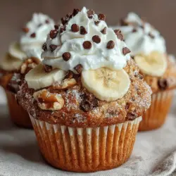 One of the critical steps in ensuring your Choco-Banana Bliss Muffins come out perfectly fluffy and tender is to avoid overmixing the batter. Overmixing can lead to a denser texture, ruining the light and airy quality that we desire in muffins. When you combine wet and dry ingredients, gluten develops in the flour, which is essential for structure but can become problematic if overworked.