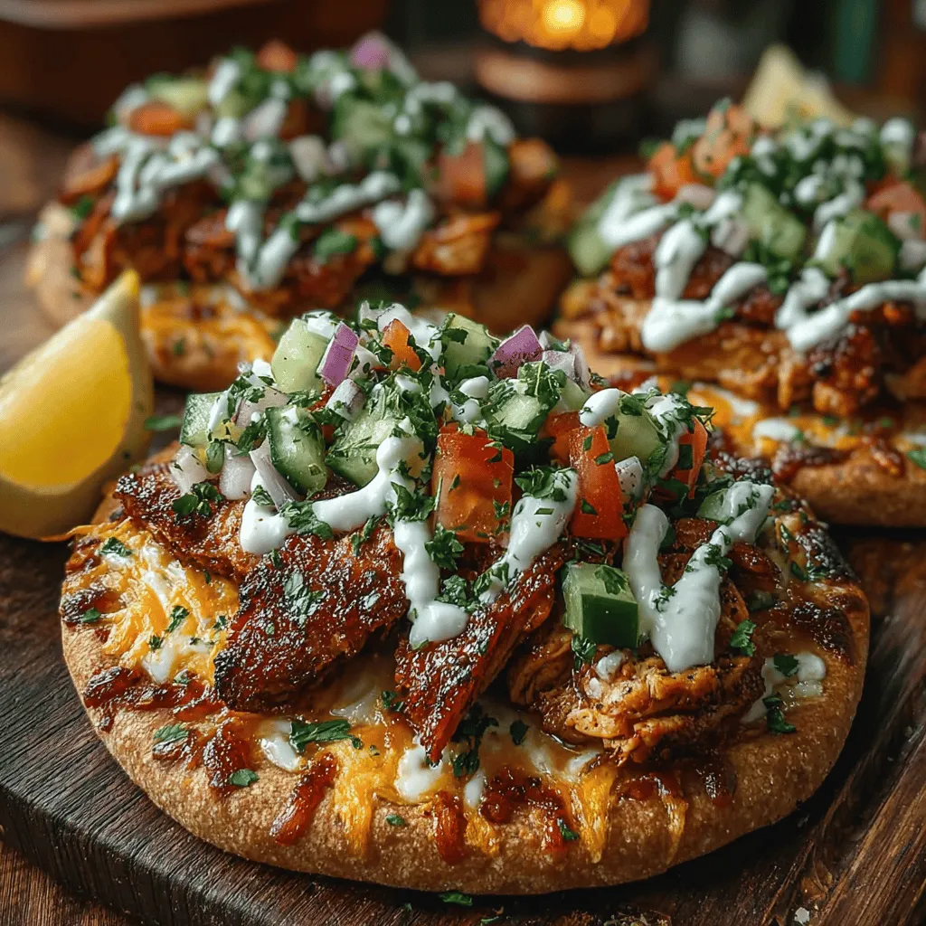 Mini Chicken Shawarma Pita Pizzas are an innovative twist on two beloved dishes: the Middle Eastern shawarma and the universally adored pizza. This recipe combines the aromatic spices and savory flavors of traditional chicken shawarma with the convenient and fun format of pita pizzas, making it an ideal meal for families looking for something healthy yet satisfying. These mini pizzas are not only easy to prepare but also allow for creativity in the kitchen, accommodating various dietary preferences and enticing even the pickiest eaters.