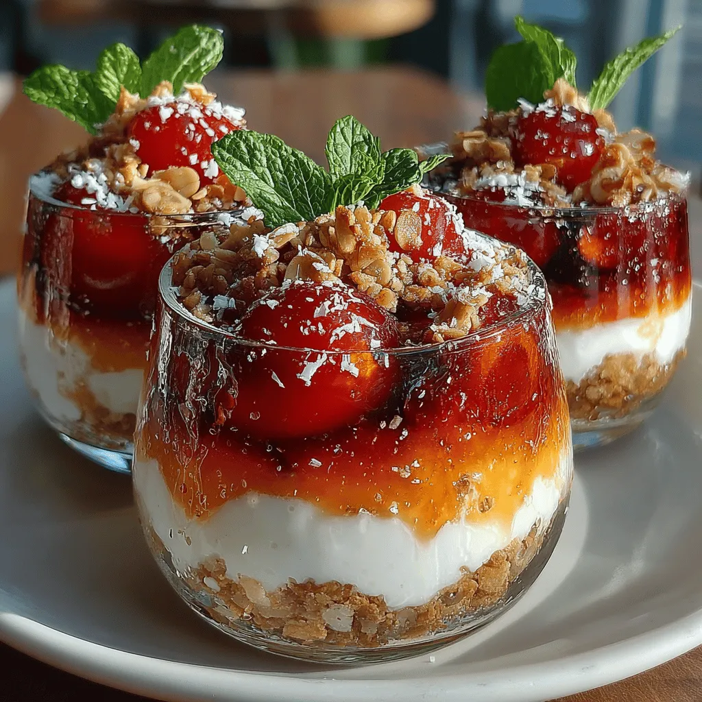 In the world of desserts, frozen treats have carved out a special place in our hearts and palates. From ice creams to sorbets, the refreshing coolness of these delights makes them the perfect indulgence, especially during warmer months. However, as health consciousness rises, many are seeking alternatives that satisfy their sweet tooth without compromising their well-being. Enter the Frozen Yogurt Cherry Crumble Cups—a delicious and nutritious option that not only tantalizes your taste buds but also offers a guilt-free dessert experience.
