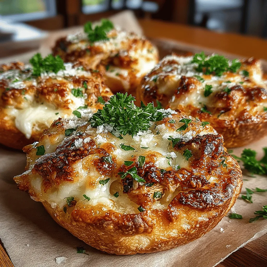 If you’re looking for a crowd-pleasing snack or appetizer that combines the creamy goodness of chicken Alfredo with the fun of bite-sized pizzas, look no further than Mini Chicken Alfredo Pizza Bites. This delightful recipe takes the beloved flavors of a classic Italian dish and transforms them into a convenient, easy-to-eat format perfect for any occasion—be it a lively party, a cozy family gathering, or an exciting game day. With simple ingredients that you likely already have in your kitchen, these mini pizza bites are not just delicious but also incredibly straightforward to make.