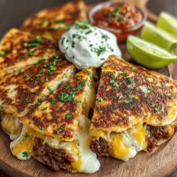 Crispy Hatch Chili Quesadillas are more than just a quick meal; they are a delightful fusion of flavors that showcase the best of Southwestern cuisine. This dish carries the vibrant essence of Hatch chiles, which are renowned for their unique taste and mild to medium heat. When combined with gooey, melted cheese and wrapped in a crispy tortilla, these quesadillas become an irresistible treat, perfect for both casual weeknight dinners and festive gatherings.