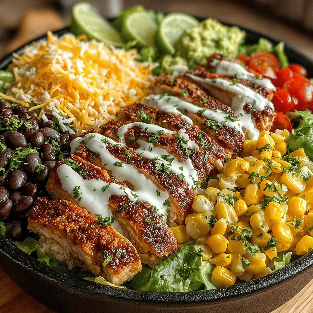 In the realm of culinary delights, few dishes can rival the vibrant and nutritious appeal of Southwest Chicken Salad Bowls. This recipe epitomizes the bold and zesty flavors characteristic of Southwestern cuisine, intertwining fresh ingredients and hearty components to create a meal that is as satisfying as it is healthful. Ideal for those seeking a balanced diet, these salad bowls incorporate lean protein, an array of colorful vegetables, and nutrient-dense legumes, making them a powerhouse of nutrition.
