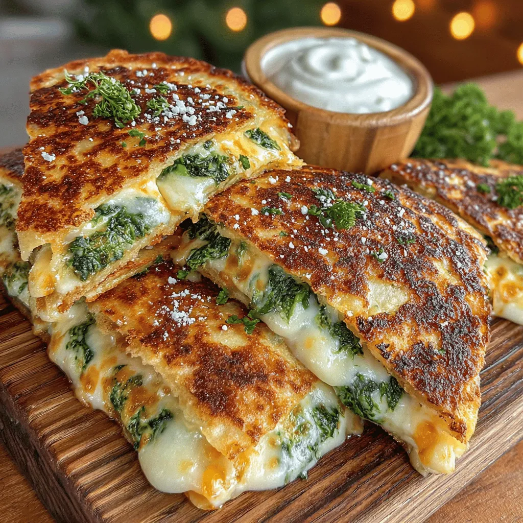 In today's fast-paced world, finding a meal that is both quick to prepare and satisfying can be a challenge. Enter Cheesy Spinach Stuffed Tortilla Melts—a delightful dish that ticks all the boxes for a quick, nutritious, and utterly delicious meal. Perfect for lunch, dinner, or even a hearty snack, these melts combine the creamy goodness of cheese with the vibrant freshness of spinach, all wrapped in a warm tortilla. The appeal of this recipe lies not only in its flavor but also in its versatility. It can be customized to fit various dietary needs and preferences, making it an ideal choice for families, busy professionals, or anyone looking to add more vegetables to their diet.