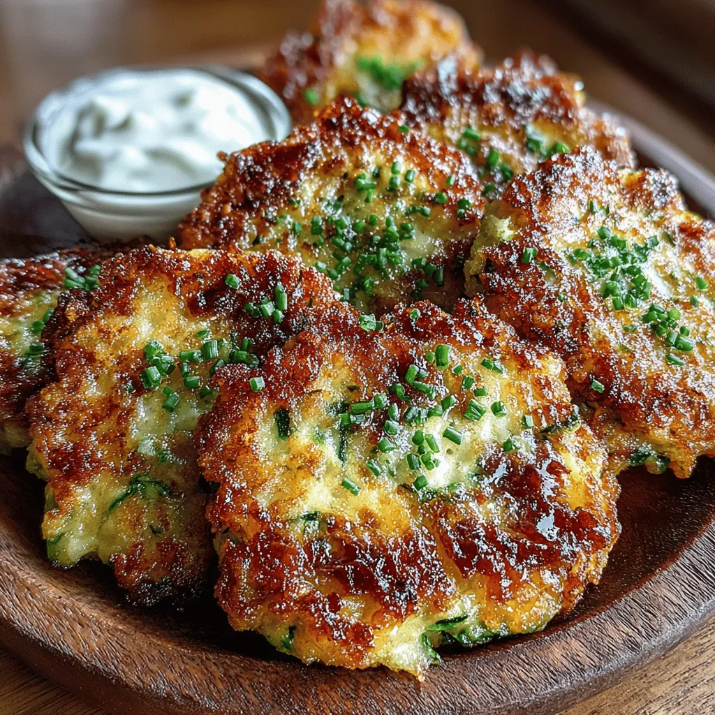 When it comes to delightful appetizers or snacks that cater to a variety of tastes, Cheesy Zucchini Bacon Fritters stand out as an irresistible choice. Combining the fresh, mild flavor of zucchini with the savory, mouthwatering goodness of crispy bacon and rich cheese, these fritters offer a culinary experience that is both satisfying and versatile. Whether served at a party as finger food, enjoyed as a snack, or paired with a meal as a side dish, they are sure to please a crowd. With the rise of health-conscious eating, zucchini has gained popularity in kitchens everywhere, celebrated not only for its lightness but also for its adaptability in various recipes.