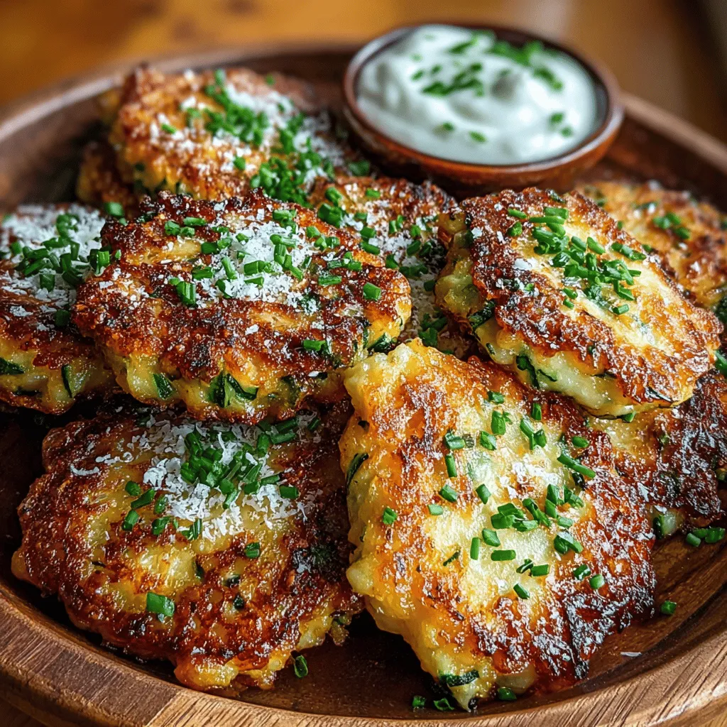 When it comes to delightful appetizers or snacks that cater to a variety of tastes, Cheesy Zucchini Bacon Fritters stand out as an irresistible choice. Combining the fresh, mild flavor of zucchini with the savory, mouthwatering goodness of crispy bacon and rich cheese, these fritters offer a culinary experience that is both satisfying and versatile. Whether served at a party as finger food, enjoyed as a snack, or paired with a meal as a side dish, they are sure to please a crowd. With the rise of health-conscious eating, zucchini has gained popularity in kitchens everywhere, celebrated not only for its lightness but also for its adaptability in various recipes.