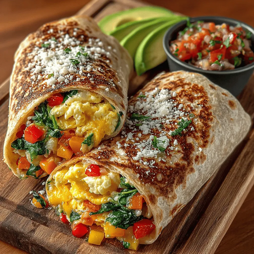 Eggs are the heart of any good wrap, and their inclusion in Veggie Egg Wraps is vital for several reasons. As one of the most versatile ingredients, eggs serve as a significant source of high-quality protein, making them a staple in a balanced diet. Each egg contains about 6 grams of protein, alongside essential vitamins and minerals such as B12, riboflavin, and selenium. Furthermore, they contain choline, which is crucial for brain health and development.
