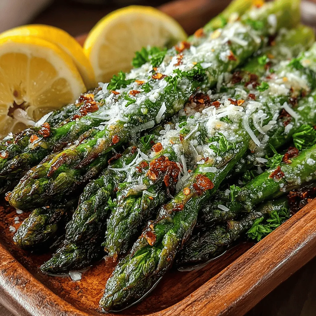Garlic Butter Parmesan Asparagus is a dish that perfectly embodies the harmony of simplicity and flavor. This quick and easy recipe transforms tender asparagus spears into a mouthwatering side dish that enhances any meal. The combination of rich garlic butter, savory Parmesan cheese, and the natural earthiness of asparagus creates a delightful experience for the palate. Whether you're serving it alongside grilled chicken, fish, or a hearty pasta dish, Garlic Butter Parmesan Asparagus is sure to impress your family and guests alike.