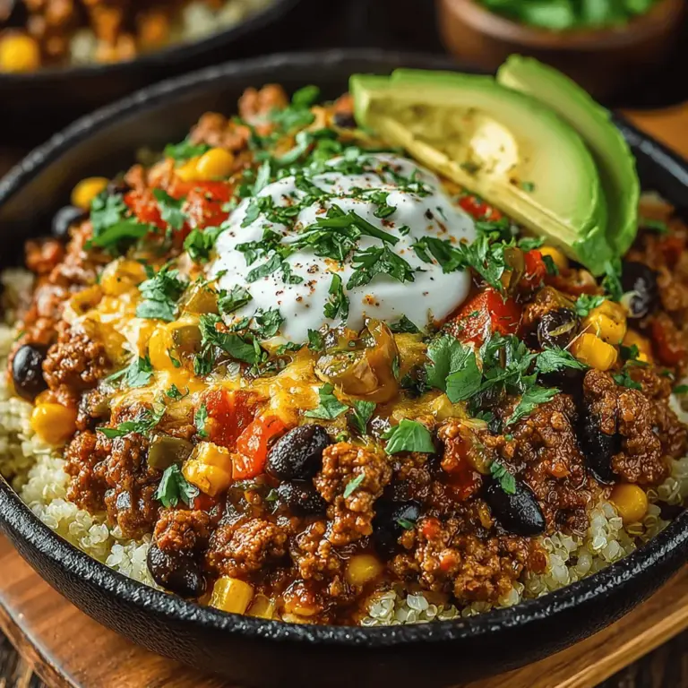 In the realm of weeknight dinners, the Sweet & Spicy Crockpot Turkey Bowls stands out as a flavorful and satisfying option that caters to both taste buds and time constraints. This recipe is an excellent choice for busy individuals and families seeking a meal that not only tantalizes the palate but also nourishes the body. Using a crockpot not only simplifies the cooking process but allows the flavors to meld beautifully over time, resulting in a dish that's greater than the sum of its parts.