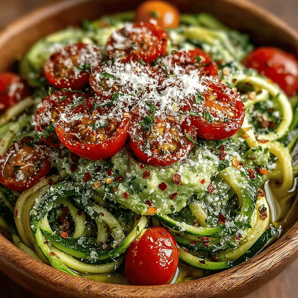 In recent years, zucchini noodles, commonly known as “zoodles,” have gained immense popularity as a nutritious and low-carb alternative to traditional pasta. The Zucchini Noodle Delight with Creamy Avocado Bliss embodies the essence of a comforting dish while embracing a fresh and healthy twist. This recipe not only tantalizes your taste buds but also stands out as a nutrient-packed option that caters to various dietary needs, making it perfect for any occasion—from family dinners to meal prep for busy weekdays.