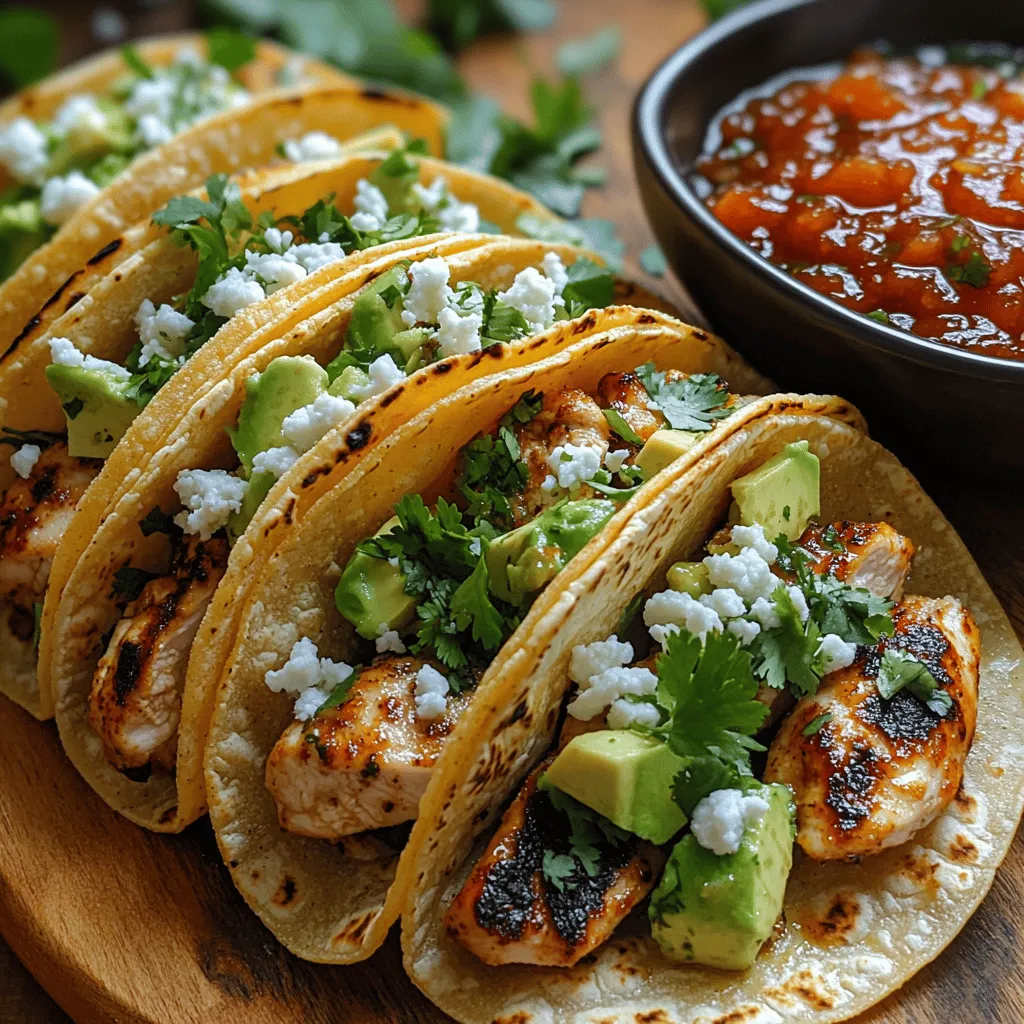 Mini tacos have become a beloved staple in many kitchens, celebrated for their versatility and fun appeal. Whether you’re hosting a lively gathering, enjoying a laid-back dinner with family, or seeking a quick weeknight meal, mini tacos can easily adapt to any occasion. Among the many variations, <strong>Spicy Hatch Chili Chicken Mini Tacos</strong> stand out with their unique flavor profile, thanks to the star ingredient: hatch green chilies. These chilies add a delightful kick that elevates the humble taco into a culinary experience that’s both exciting and satisfying.” /></p>
</p>
<h2>Sautéing the Chicken</h2>
</p>
<p>To achieve the ideal flavor and texture in your Spicy Hatch Chili Chicken Mini Tacos, the sautéing process is crucial. Begin by heating a tablespoon of olive oil in a large skillet over medium-high heat. Once the oil is shimmering, add the marinated chicken pieces to the pan. Make sure not to overcrowd the skillet; this will allow the chicken to brown evenly and caramelize beautifully.</p>
</p>
<h3>Tips for Perfect Caramelization</h3>
<p>– <strong>Avoid Stirring Too Much</strong>: Allow the chicken to cook undisturbed for several minutes before flipping. This will create a golden-brown crust.</p>
<p>– <strong>Use High Heat</strong>: Cooking at medium-high heat helps in achieving that elusive caramelized exterior while keeping the meat juicy inside.</p>
<p>– <strong>Check for Doneness</strong>: Chicken should be cooked to an internal temperature of 165°F (75°C). Use a meat thermometer for accuracy. The chicken should be no longer pink in the center and should be firm to the touch.</p>
</p>
<p>Once the chicken is fully cooked, remove it from the skillet and let it rest for a few minutes. This resting period allows the juices to redistribute, ensuring your chicken remains moist when served in the tacos.</p>
</p>
<h2>Warming Tortillas</h2>
</p>
<p>Warming your tortillas is a simple yet essential step that elevates your taco experience. Use either a dry skillet or an open flame to heat the tortillas. If using a skillet, place it over medium heat and warm one tortilla at a time for about 30 seconds on each side, until they are soft and pliable. If you prefer the flavor of charred tortillas, use tongs to hold the tortillas over an open flame on your stovetop for a few seconds on each side.</p>
</p>
<h3>Why Warming Matters</h3>
<p>Warmed tortillas not only enhance the overall taste and texture of your tacos but also prevent them from cracking or tearing when you fill them. A soft, warm tortilla wraps around your ingredients, allowing the flavors to meld beautifully in every bite.</p>
</p>
<h2>Assembling the Tacos</h2>
</p>
<p>Now that your chicken is sautéed and your tortillas are warmed, it’s time to assemble your mini tacos. Begin by laying a warm tortilla flat on a clean surface.</p>
</p>
<h3>Layering Ingredients</h3>
<p>1. <strong>Base Layer</strong>: Start with a generous spoonful of the sautéed hatch chili chicken in the center of the tortilla.</p>
<p>2. <strong>Add Toppings</strong>: Top the chicken with a handful of fresh toppings. Consider diced onions, chopped cilantro, and a sprinkle of crumbled queso fresco for a creamy texture.</p>
<p>3. <strong>Drizzle of Sauce</strong>: A drizzle of your favorite creamy sauce, such as avocado crema or a zesty lime dressing, can enhance the flavor profile.</p>
<p>4. <strong>Final Touches</strong>: Finish by adding sliced jalapeños for extra heat, if desired. Fold the tortilla in half and press gently to secure the filling.</p>
</p>
<p>Repeat this process for each tortilla until all ingredients are used. The key to a great taco is ensuring each bite has a balance of chicken, toppings, and any sauces you choose to include.</p>
</p>
<h2>Serving Suggestions</h2>
</p>
<p>These mini tacos are perfect for a casual gathering or a weeknight dinner. Here are some serving ideas to complement your spicy hatch chili chicken tacos:</p>
</p>
<h3>Pairing with Sides</h3>
<p>– <strong>Spanish Rice</strong>: A side of seasoned Spanish rice can add a hearty component to your meal, soaking up any delicious taco juices.</p>
<p>– <strong>Black Beans</strong>: Rich in protein and fiber, black beans make a nutritious pairing. Serve them on the side or incorporate them directly into the tacos.</p>
<p>– <strong>Fresh Salad</strong>: A light, refreshing salad with mixed greens, tomatoes, and a lime vinaigrette can balance the bold flavors of the tacos.</p>
</p>
<h3>Salsa and Dipping Options</h3>
<p>Enhance your taco experience with a variety of salsas and dips:</p>
<p>– <strong>Pico de Gallo</strong>: A fresh salsa made with diced tomatoes, onions, cilantro, and lime juice provides a refreshing crunch.</p>
<p>– <strong>Mango Salsa</strong>: For a sweet contrast, consider a mango salsa that combines diced mangoes, red onion, and cilantro.</p>
<p>– <strong>Avocado Salsa Verde</strong>: This creamy and zesty sauce can be drizzled over tacos or served on the side for dipping.</p>
</p>
<h2>Nutritional Information</h2>
</p>
<p>Spicy Hatch Chili Chicken Mini Tacos not only burst with flavor but also offer considerable nutritional benefits. Chicken is an excellent source of lean protein, which is essential for muscle growth and repair. The hatch chilies provide vitamins A and C, which support immune function and skin health. Fresh vegetables add fiber, vitamins, and minerals, making this dish a well-rounded meal option.</p>
</p>
<h3>Health Benefits</h3>
<p>This recipe is a healthier alternative to traditional tacos, as it uses lean chicken and a variety of fresh vegetables, avoiding overly processed ingredients. By utilizing whole foods, you can enjoy a satisfying meal that fits into a balanced diet.</p>
</p>
<h2>Variations and Customizations</h2>
</p>
<p>To cater to different dietary preferences or to introduce new flavors, consider these variations of the Spicy Hatch Chili Chicken Mini Tacos:</p>
</p>
<h3>Vegetarian Options</h3>
<p>For those looking to enjoy a meat-free meal, consider substituting the chicken with plant-based proteins:</p>
<p>– <strong>Jackfruit</strong>: Shredded jackfruit mimics the texture of pulled chicken and absorbs flavors well, making it an excellent choice for tacos.</p>
<p>– <strong>Tofu</strong>: Firm tofu can be marinated and sautéed, providing a satisfying protein source while keeping the dish vegetarian.</p>
</p>
<h3>Heat Level Adjustments</h3>
<p>Adjust the spice level to suit your palate:</p>
<p>– <strong>More Hatch Chiles</strong>: For those who crave heat, simply add more hatch chilies to the chicken marinade or sauté.</p>
<p>– <strong>Milder Options</strong>: If you prefer a milder flavor, use fewer chilies or replace them with bell peppers for a sweet crunch.</p>
</p>
<h2>Conclusion</h2>
</p>
<p>Spicy Hatch Chili Chicken Mini Tacos are a delicious and versatile dish that brings the vibrant flavors of the Southwest to your kitchen. With their easy preparation and customizable nature, these tacos are perfect for any occasion, from family dinners to festive gatherings. Each bite delivers a delightful blend of spices, textures, and fresh ingredients that are sure to please your taste buds.</p>
</p>
<p>We invite you to try this recipe and explore the various ways you can make it your own. Whether you keep it classic or make it your unique creation, these mini tacos promise a satisfying meal that you and your guests will love. Enjoy the journey of cooking and savor the delicious results!</p>
</div>