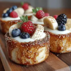 If you're in search of a unique and nutritious dessert or breakfast option, look no further than the Deliciously Cool Greek Yogurt Cinnamon Toast Cups. This innovative recipe combines the creamy goodness of Greek yogurt with the warm, comforting flavors of cinnamon and toast, creating a delightful treat that can be enjoyed any time of day. The appeal of this dish lies not only in its taste but also in its versatility—serving as a satisfying breakfast, a refreshing snack, or an indulgent dessert without the guilt.