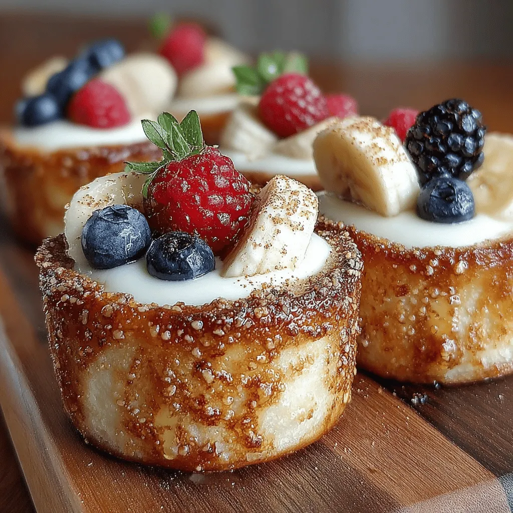 If you're in search of a unique and nutritious dessert or breakfast option, look no further than the Deliciously Cool Greek Yogurt Cinnamon Toast Cups. This innovative recipe combines the creamy goodness of Greek yogurt with the warm, comforting flavors of cinnamon and toast, creating a delightful treat that can be enjoyed any time of day. The appeal of this dish lies not only in its taste but also in its versatility—serving as a satisfying breakfast, a refreshing snack, or an indulgent dessert without the guilt.