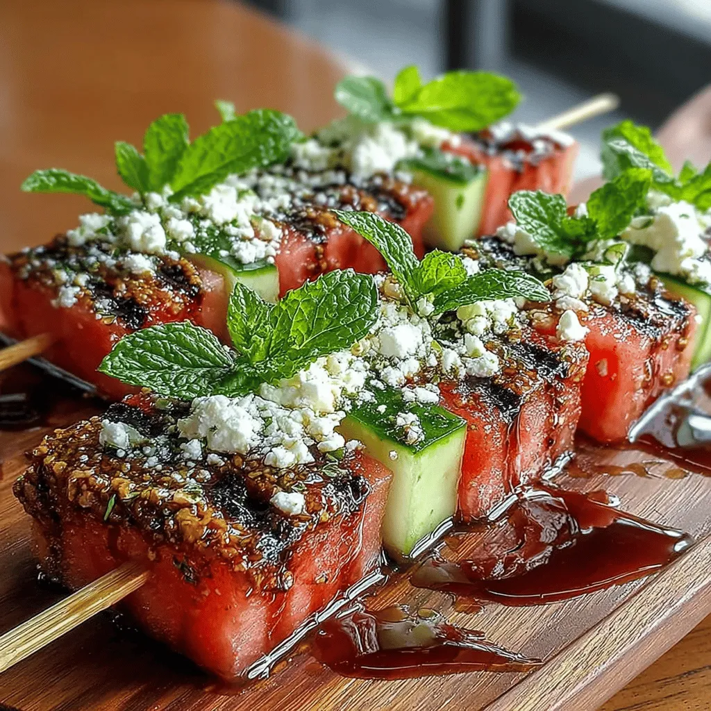 As summer approaches, the quest for light, refreshing dishes becomes paramount, especially for outdoor gatherings and barbecues. One standout recipe that embodies the essence of summer is grilled watermelon feta skewers. This unique dish artfully balances the sweetness of juicy watermelon with the saltiness of creamy feta cheese, resulting in a flavor profile that's both intriguing and delightful. Perfect for serving as a light appetizer or a stunning side dish, these skewers not only impress with their vibrant colors but also provide a refreshing contrast to heavier barbecue fare.