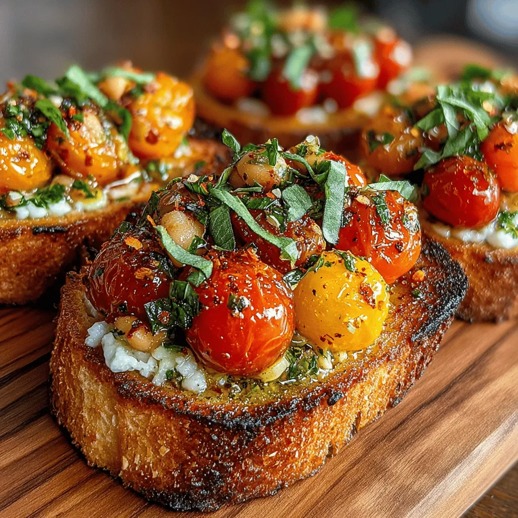 In the world of easy and delicious recipes, Roasted Tomato and White Bean Toast stands out as a delightful dish that balances simplicity and flavor. This vibrant and nutritious recipe features sweet roasted cherry tomatoes paired with creamy white beans, all atop hearty whole-grain bread. Ideal for a quick lunch, a light dinner, or even a delightful appetizer, this toast not only satisfies but also nourishes. The blend of textures and flavors makes it a versatile choice that can be enjoyed year-round, and its preparation is quick enough to fit into even the busiest of schedules.