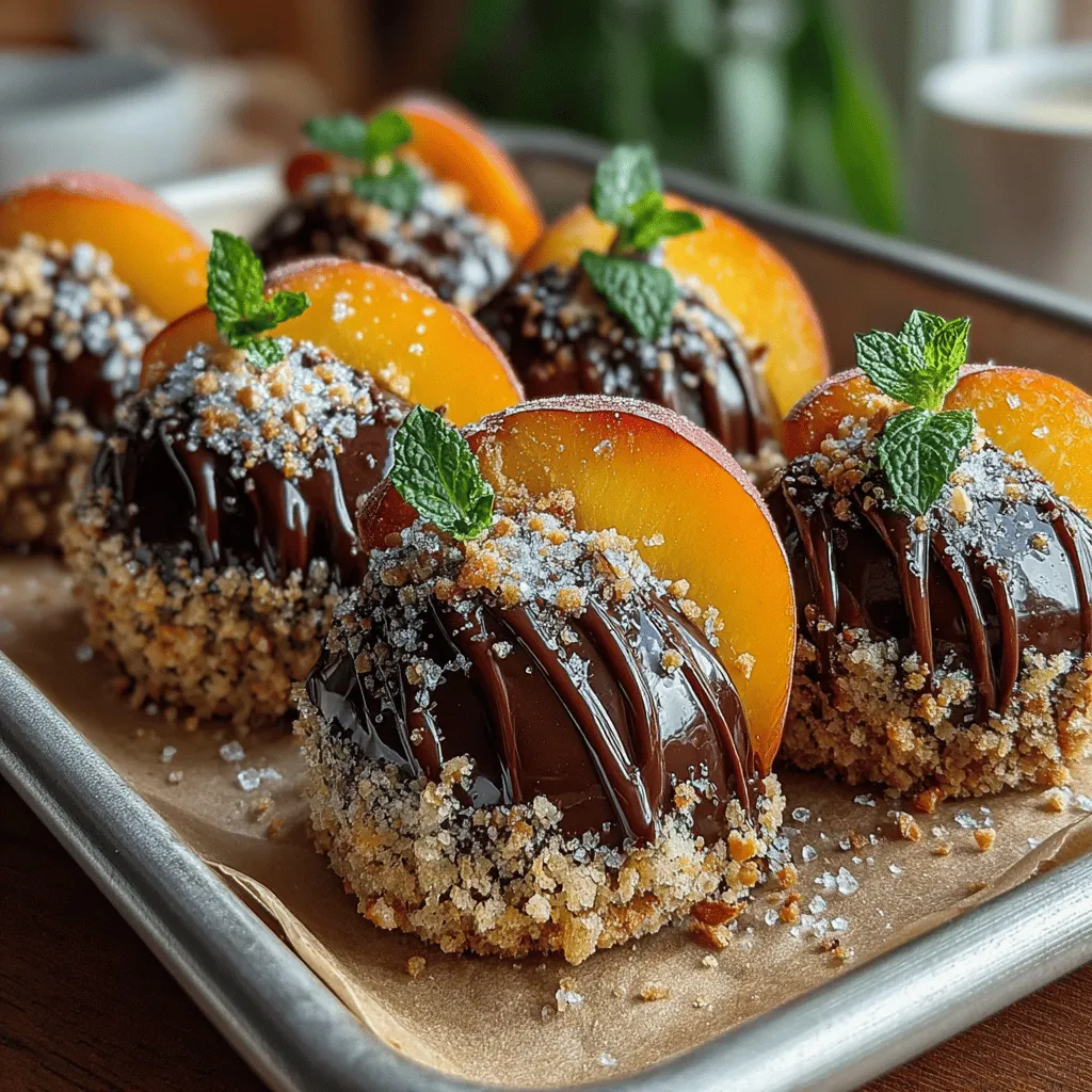 In an era where health-conscious eating is on the rise, the concept of frozen chocolate-dipped fruit has emerged as a delightful and nutritious snack option. Among the myriad of fruits that can be enhanced with a chocolate coating, peaches stand out for their juicy sweetness and vibrant flavor. When paired with rich, creamy chocolate, these frozen peach bites become not just a treat for the taste buds but also a visually appealing addition to any occasion. Whether you're looking for a refreshing summer snack or an elegant dessert for a gathering, frozen chocolate-dipped peach bites are a simple yet indulgent choice that anyone can enjoy.