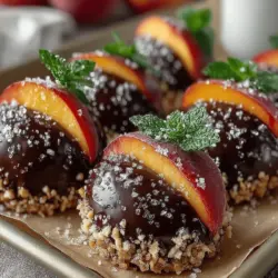 In an era where health-conscious eating is on the rise, the concept of frozen chocolate-dipped fruit has emerged as a delightful and nutritious snack option. Among the myriad of fruits that can be enhanced with a chocolate coating, peaches stand out for their juicy sweetness and vibrant flavor. When paired with rich, creamy chocolate, these frozen peach bites become not just a treat for the taste buds but also a visually appealing addition to any occasion. Whether you're looking for a refreshing summer snack or an elegant dessert for a gathering, frozen chocolate-dipped peach bites are a simple yet indulgent choice that anyone can enjoy.