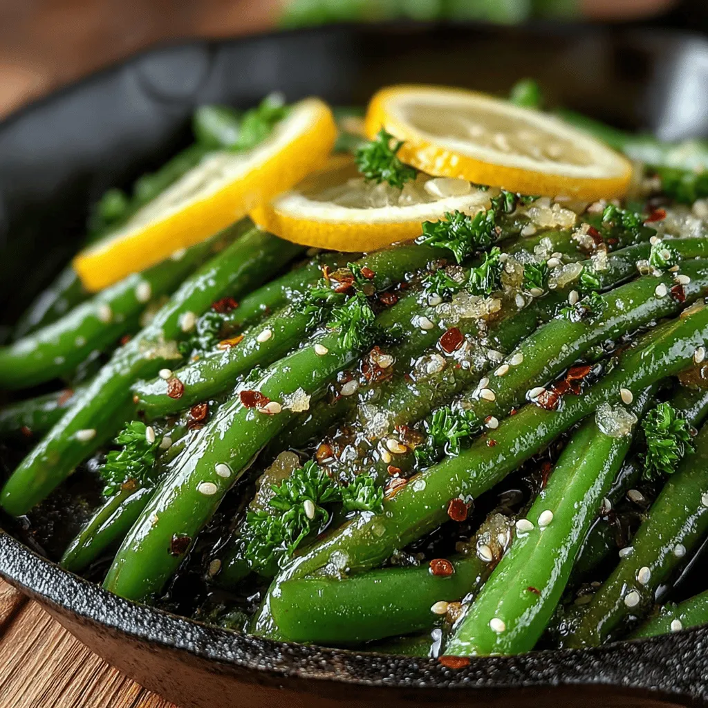 When it comes to quick and nutritious meals, few dishes can rival the charm of a zesty lemon garlic green bean stir fry. This vibrant dish not only captivates the palate with its refreshing zest and aromatic garlic but also showcases the natural beauty and crunch of fresh green beans. Whether served as a side dish to complement a protein or as a light main meal, this stir fry is a celebration of simplicity and flavor.