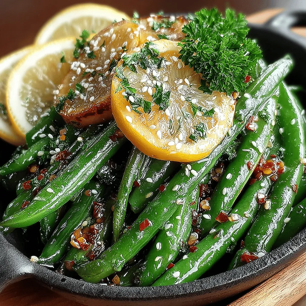 When it comes to quick and nutritious meals, few dishes can rival the charm of a zesty lemon garlic green bean stir fry. This vibrant dish not only captivates the palate with its refreshing zest and aromatic garlic but also showcases the natural beauty and crunch of fresh green beans. Whether served as a side dish to complement a protein or as a light main meal, this stir fry is a celebration of simplicity and flavor.