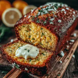 Baking is an art form that combines creativity with a dash of science, and there’s no better way to experience this than with our Zesty Lemon Zucchini Bread. This delightful recipe takes the classic zucchini bread to new heights by introducing the refreshing brightness of lemon. The combination of moist zucchini and zesty lemon creates a deliciously unique bread that is not only satisfying to the palate but also packs a nutritional punch. Whether enjoyed at breakfast, as a midday snack, or as a comforting dessert, this Zesty Lemon Zucchini Bread is sure to become a staple in your kitchen.
